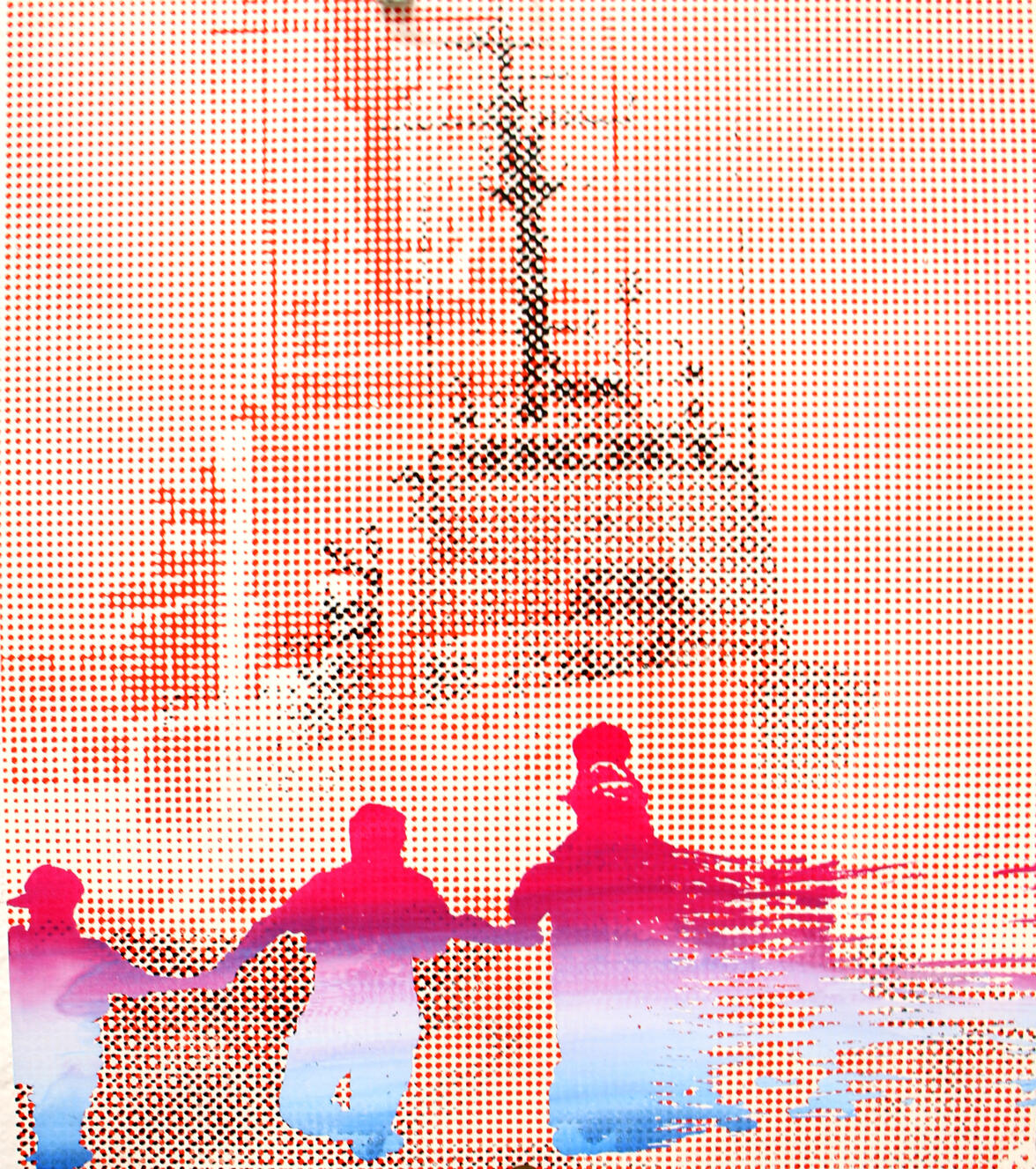 "Vigorous", 2023, Ink on paper, 10" × 11.3".